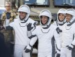 Los cuatro astronautas de la Crew-5.