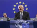 Josep Borrell durante la sesi&oacute;n en el Parlamento Europeo.