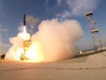 Un lanzamiento del sistema antimisiles israelí 'Arrow 3'.