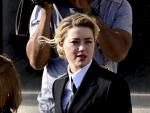 La actriz Amber Heard, durante una de las jornadas del juicio contra Johnny Depp.