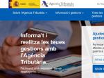 Web de la Agencia Tributaria en catal&aacute;n.
