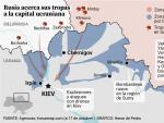 Situaci&oacute;n de las tropas rusas dentro de las fronteras de Ucrania