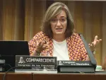 La presidenta de la Airef, Cristina Herrero, comparece en la Comisi&oacute;n de Presupuestos del Congreso.