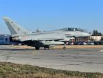 Eurofighter del Ej&eacute;rcito del Aire en la base 'Graf Ignatievo' de Bulgaria en misi&oacute;n de Polic&iacute;a A&eacute;rea de la OTAN