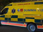 Una ambulancia del SUMMA 112 en Madrid, en una imagen de archivo.