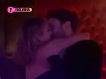 Una de las im&aacute;genes difundidas por el programa 'Fiesta' de Telecinco que muestra el beso entre Alba Carrillo y Jorge P&eacute;rez en la fiesta navide&ntilde;a de Unicorn.