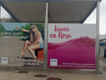 Imagen de la publicidad de Enerplus en una estaci&oacute;n de servicio de Benamej&iacute;, en C&oacute;rdoba.