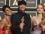 Ariana DeBose, Troy Kotsur y Jessica Chastain en los Oscar 2022