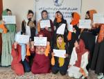 Integrantes del Movimiento de Mujeres Afganas por la Libertad y la Justicia.