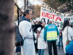 Protesta de m&eacute;dicos en Madrid