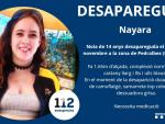 Cartel de los Mossos sobre la chica desaparecida y ya hallada en Barcelona.