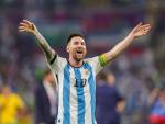 Messi, tras la victoria de Argentina ante Australia.