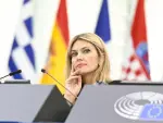Eva Kaili, en el Parlamento Europeo.
