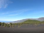 El paisaje en la ruta hacia el volc&aacute;n de Tajogaite en La Palma.
