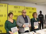 Representantes de Amnistía internacional en rueda de prensa en Madrid.