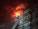 Incendio en un edificio de apartamentos de Jers&oacute;n.