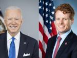 Joe Biden y Joe Kennedy III.