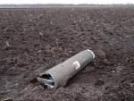 Imagen del supuesto misil ucraniano ca&iacute;do en Bielorrusia.