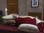 Imagen del cuerpo de Benedicto XVI.