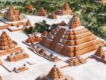 Imagen en 3D realizada con un radar LiDAR, cedida por la Fundaci&oacute;n FARES, del terreno de El Mirador, un asentamiento arqueol&oacute;gico de la civilizaci&oacute;n maya, en Guatemala.