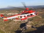 Helic&oacute;ptero Eurocopter EC225 del servicio de rescate de Ucrania.