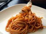 Imagen de un plato de espaguetis.