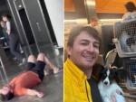 Joao Paulo de Costa, el hombre que lloraba desconsolado al no poder reencontrarse con sus perros en el aeropuerto.