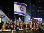 Protestas en Israel contra el nuevo Gobierno de Benjamin Netanyahu.