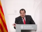El conseller de Interior de la Generalitat, Joan Ignasi Elena, durante una rueda de prensa tras el Consell Executiu semanal, a 14 de junio de 2022, en Barcelona, Catalunya.