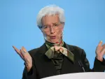 La presidenta del BCE, Christine Lagarde, comparece ante los medios de comunicación tras anunciar la subida de tipos de febrero.