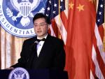 El ministro de Exteriores chino, Qin Gang, durante su etapa como embajador de China en Estados Unidos.