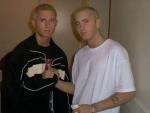 Ryan Shepard, a la izquierda, junto al rapero Eminem.