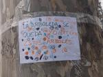 Centenares de personas se re&uacute;nen en el parque de Arganzuela en defensa de los &aacute;rboles amenazados por las obras de la L11