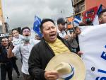 Manifestaci&oacute;n en San Jos&eacute; (Costa Rica) por las elecciones seccionales de Nicaragua en 2022.