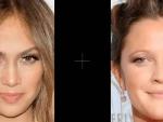 Jennifer Lopez y Drew Barrymore en la ilusi&oacute;n &oacute;ptica de Twitter.