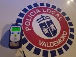 Prueba de alcoholemia de la Polic&iacute;a Local de Valdemoro.
