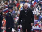 El presidente ruso, Vladimir Putin, a su llegada al concierto 'Gloria a los Defensores de la Patria' en Mosc&uacute;, el pasado 22 de febrero.