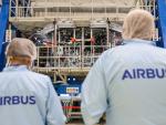 Trabajadores de Airbus.