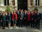 Feijóo se reúne con embajadores europeos en Madrid.
