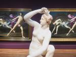 Afrodita entre dos 'Hip&oacute;menes y Atalanta' en el Museo del Prado