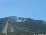Incendio forestal declarado en el paraje Betis, en la localidad gaditana de Tarifa.