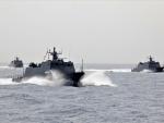 Embarcaciones de la armada taiwanesa responden a China