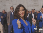 Isabel Díaz Ayuso´, en su vídeo de presentación de la campaña 28M.