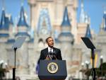 Barack Obama, en el Walt Disney World Resort de Florida, en 2012.