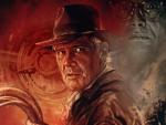 Detalle del póster de 'Indiana Jones y el dial del destino'