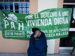 Luisa Heredia, la malague&ntilde;a que inici&oacute; hace una semana una huelga de hambre para exigir una vivienda digna.