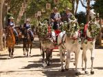 El paseo de caballos en el Real protagonista del segundo d&iacute;a de la semana de Feria