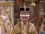 Carlos III de Inglaterra en su coronaci&oacute;n