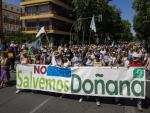 Manifestación en Sevilla contra la proposición de ley de Doñana.
