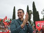 El presidente del Gobierno y secretario general de los socialistas, Pedro S&aacute;nchez, en un acto en Badajoz este martes.